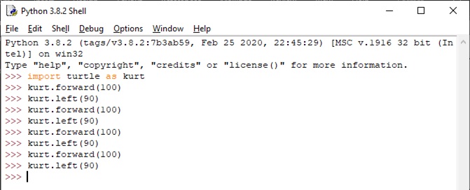 Python For Kids lesson screenshot: Step 6-7